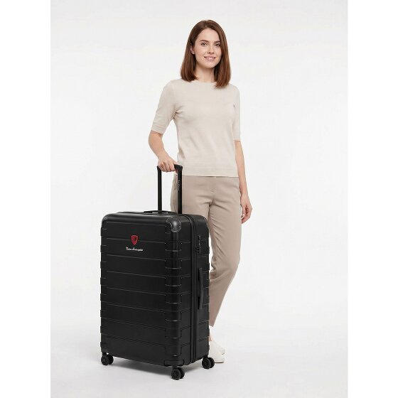 Tonino Lamborghini Carrello Milano a 4 ruote XL 83 cm misura speciale con piega elastica