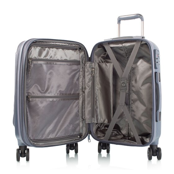 Heys Vantage 4 ruote Carrello della cabina S 55 cm con piega di espansione