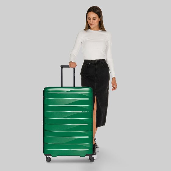 Bergpfeil Trolley da viaggio a 4 ruote L 75 cm con piega ad espansione
