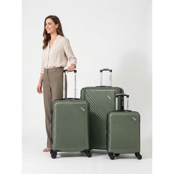 Check.In Paradise 2.0 4 ruote Set di valigie 3 pezzi espandibile