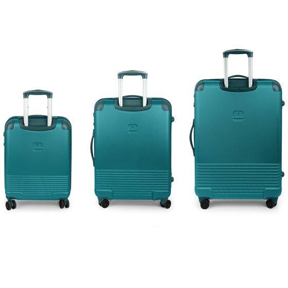 Gabol Balance XP 4 ruote Set di valigie 3 pezzi con piega di espansione