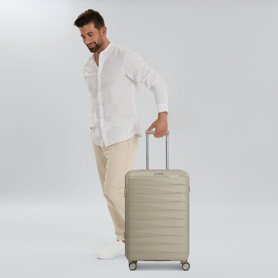 Franky London 4 ruote Carrello M 65 cm con piega di espansione