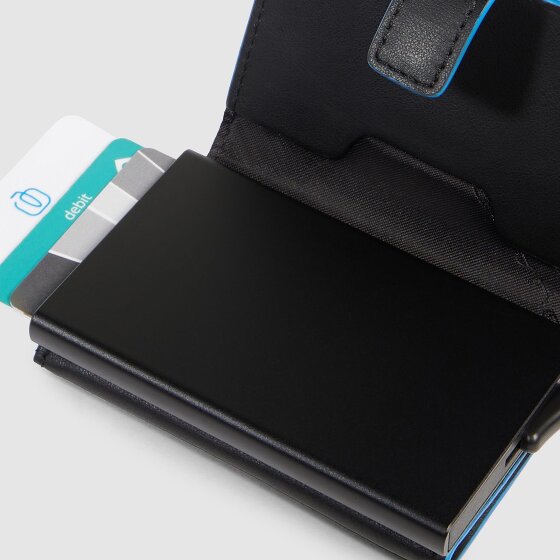 Piquadro Atlas Custodia per carta di credito Protezione RFID Vera Pelle 10 cm