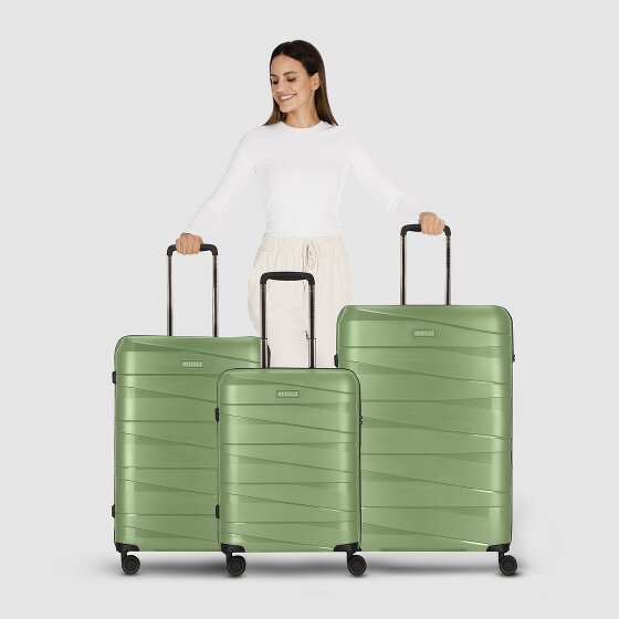 Redolz Essentials 10 3-SET 4 ruote Set di valigie 3 pezzi