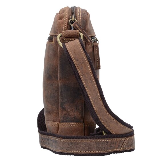 Greenburry Borsa a tracolla vintage in pelle 20 cm