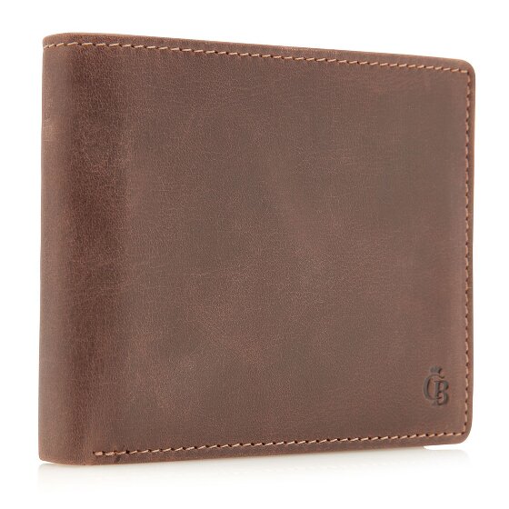 Castelijn & Beerens Portafoglio Protezione RFID Vera Pelle 11.5 cm