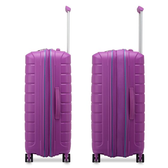 Roncato B-Flying 4 ruote Set di valigie 2 pezzi con piega di espansione