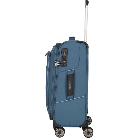 Travelite Skaii 4 Rotoli Carrello Cabina 55 cm
