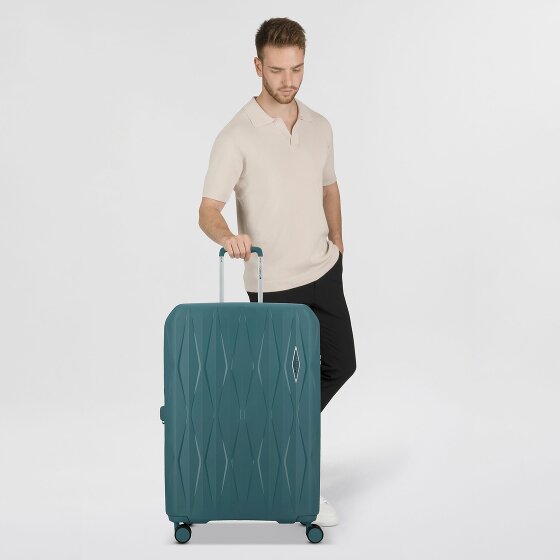 Gabol Infinity 4 ruote Carrello L 75 cm con piega di espansione