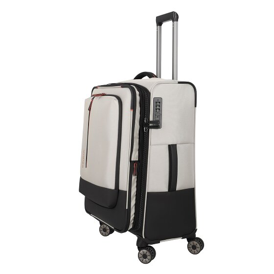 Travelite Crosslite 5.0 4 ruote Carrello M 66 cm con piega di espansione