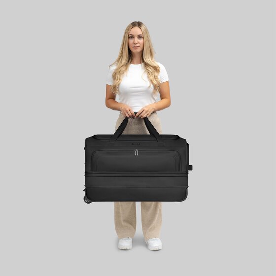 Redolz Set di borse da viaggio a 2 ruote Duffle Essentials 2 pezzi L+L con piega elastica Redolz Set di borse da viaggio a 2 ruote Duffle Essentials 2 pezzi L+L con piega elastica