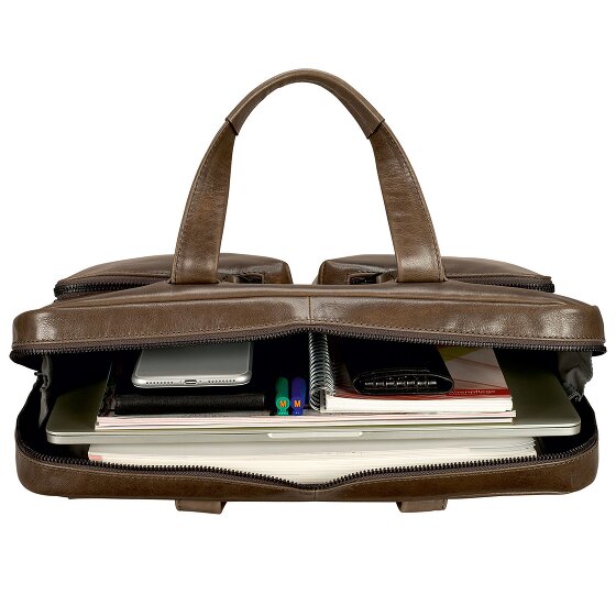 Leonhard Heyden Porto Valigetta Pelle 38 cm Leonhard Heyden Porto Valigetta Pelle 38 cm