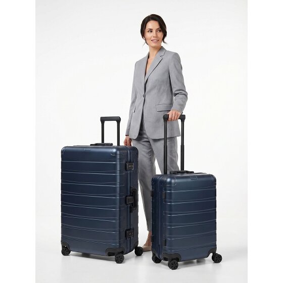 Redolz Set di valigie in alluminio a 4 ruote Pro S+L