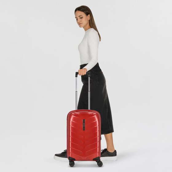 Samsonite Attrix 4 ruote Carrello della cabina 55 cm con piega di espansione