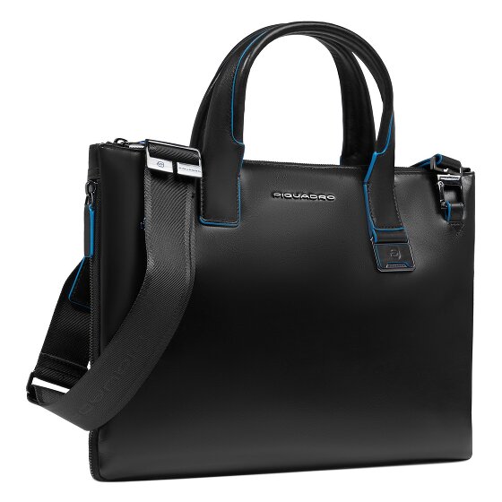 Piquadro Blue Square Borsa shopper Pelle 38 cm Scomparto per laptop con piega di espansione