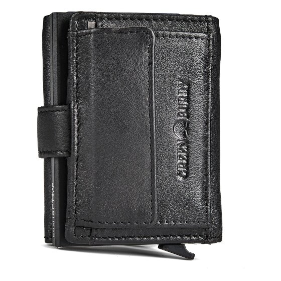 Greenburry Vintage Portafoglio Protezione RFID Vera Pelle 10 cm