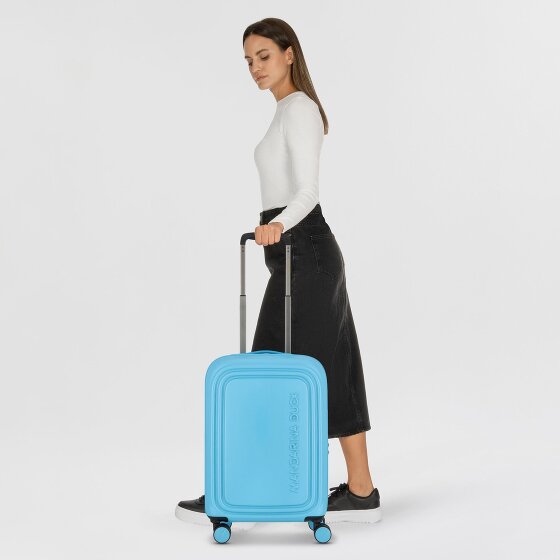 Mandarina Duck Logoduck Carrello cabina a 4 ruote 55 cm