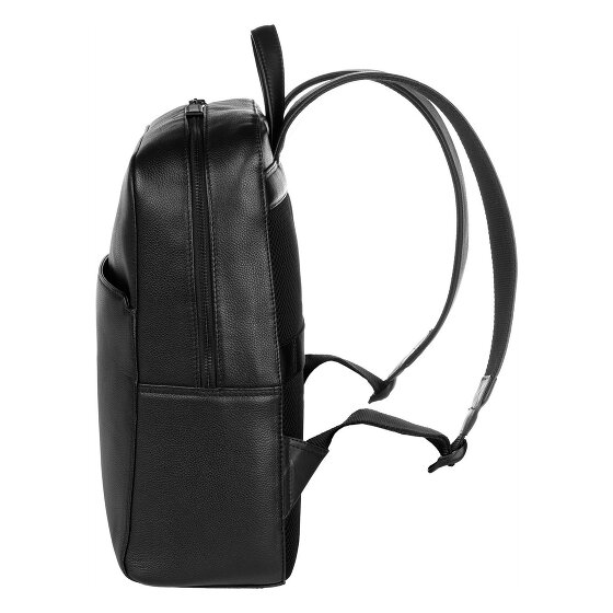 bugatti Black Zaino da giorno Pelle 40 cm Scomparto per laptop