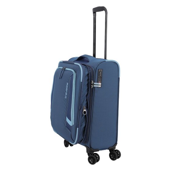 Travelite Corsiica 4 ruote Carrello della cabina S 55 cm con piega di espansione