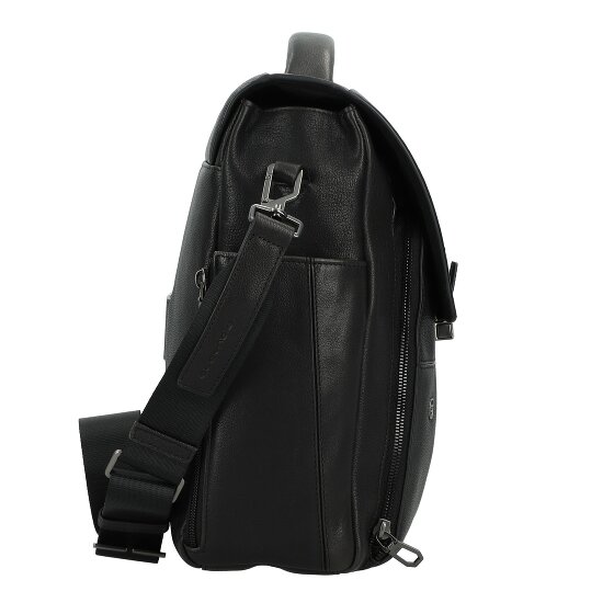 Piquadro Hedley Cartella Messenger Protezione RFID Pelle 42 cm Scomparto per laptop