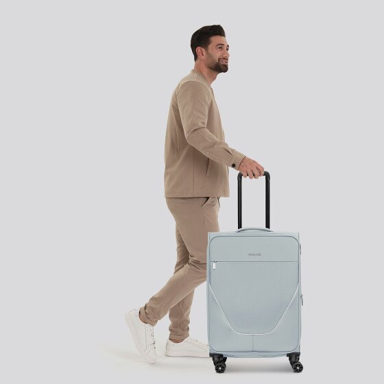 Stratic taska Trolley a 4 ruote M 65 cm con piega a espansione