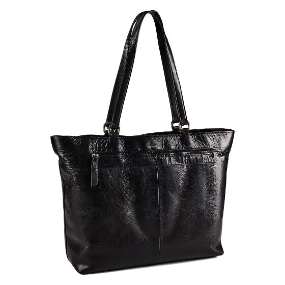 Burkely Fine Florence Borsa shopper Vera Pelle 37 cm Vano porta PC