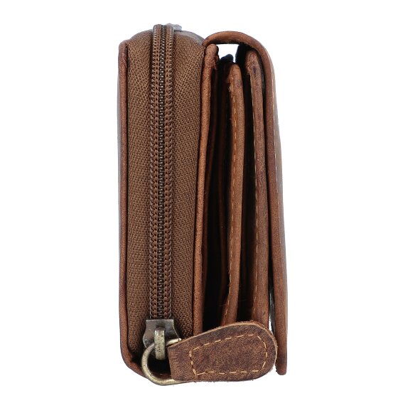 Greenburry Portafoglio vintage RFID in pelle 14 cm