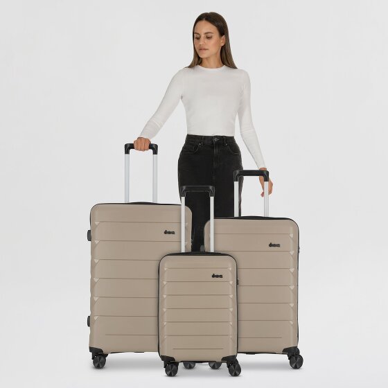 d&n Travel Line 4100 4 ruote Set di valigie 3 pezzi