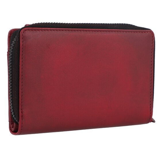 Greenburry Destressed Portafoglio Protezione RFID Pelle 13.5 cm