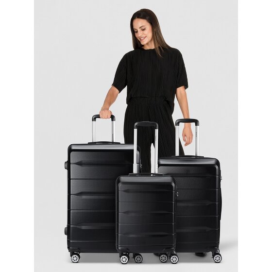 Benzi 5583 4 ruote Set di valigie 3 pezzi