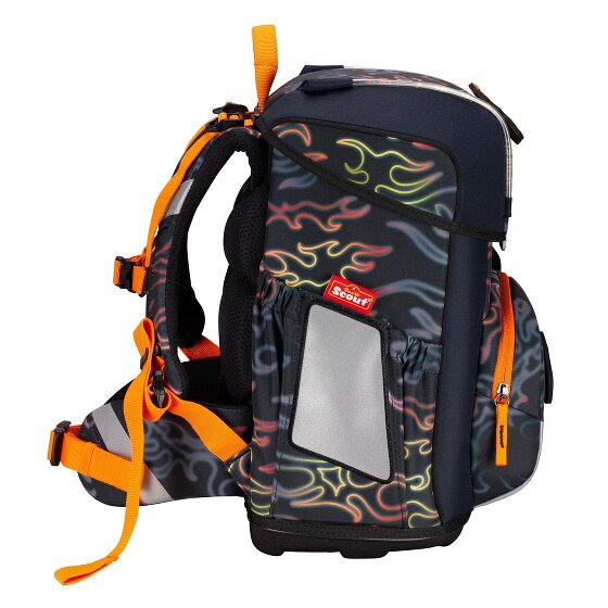 Scout Neo Exklusiv Safety Light Set di borse per la scuola 5 pezzi