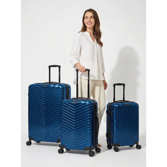 Redolz Essentials 18 4 ruote Set di valigie 3 pezzi con piega di espansione