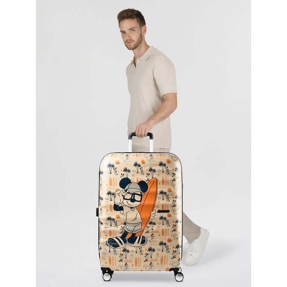American Tourister Wavebreaker Disney 4 ruote Carrello 77 cm