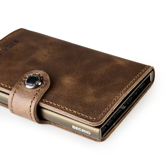 Secrid Miniwallet Vintage Custodia per carte di credito Portafoglio RFID in pelle 6,5 cm