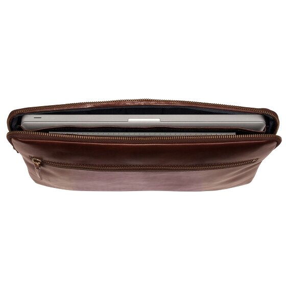 Leonhard Heyden Cambridge Laptop Sleeve in pelle 35 cm