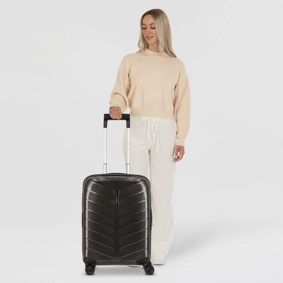 Samsonite Attrix 4 ruote Carrello della cabina 55 cm con piega di espansione
