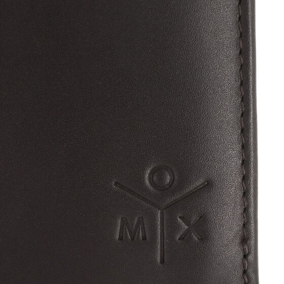 oxmox Leather Portafoglio Protezione RFID Vera Pelle 10 cm