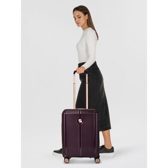 Polestream Paris 4 ruote Carrello della cabina 55 cm con piega di espansione