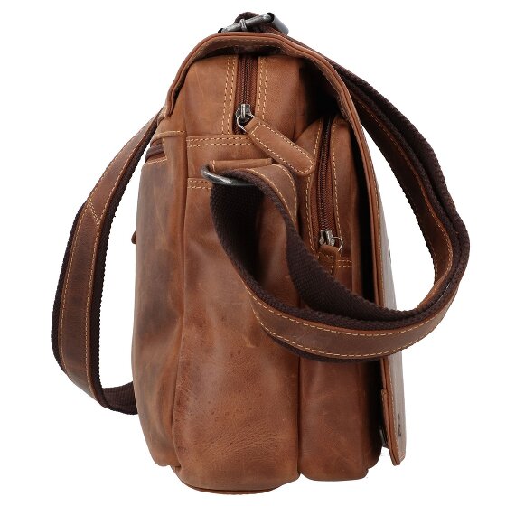 Greenburry Racing Collection Atlanta Cartella Messenger Pelle 36 cm