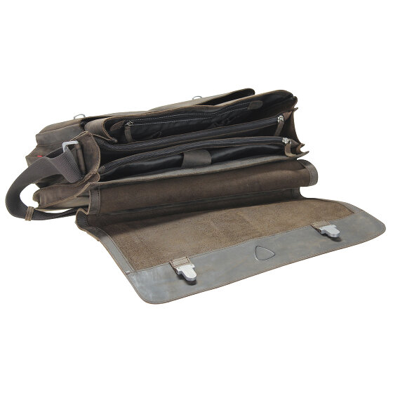 Strellson Richmond Messenger BriefBag XL in pelle 41 cm Laptop Compartment Strellson Richmond Messenger BriefBag XL in pelle 41 cm Laptop Compartment