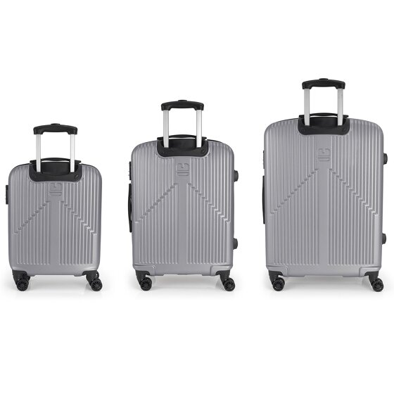 Gabol Alabama 4 Roll Suitcase Set 3pcs.
