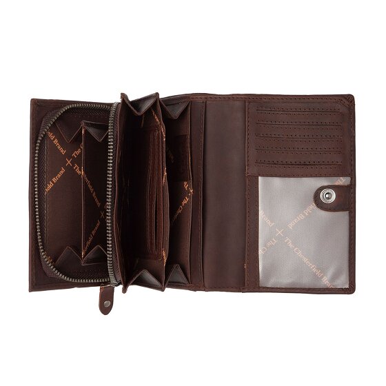 The Chesterfield Brand Seattle Portafoglio Protezione RFID Pelle 14.5 cm