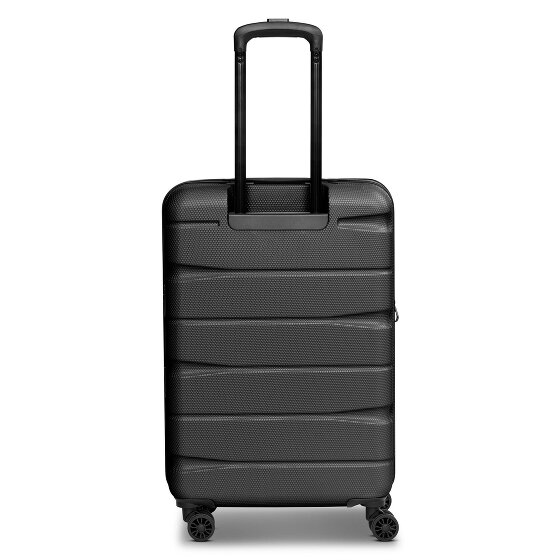 Franky Munich 4.0 Set di valigie a 4 ruote, 3 pezzi con piega elastica