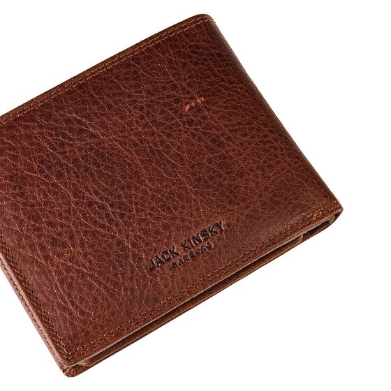 Jack Kinsky Porto 101 Portafoglio Protezione RFID Pelle 12.5 cm