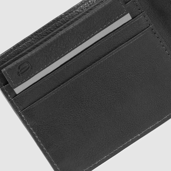 Piquadro Carl Portafoglio Protezione RFID Pelle 11 cm