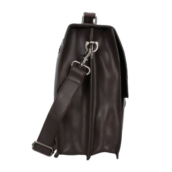 Burkely Cartella Scott vintage in pelle 38 cm