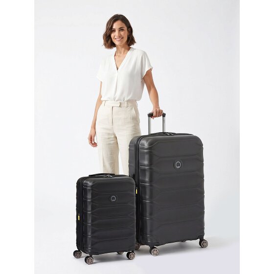 Delsey Paris Set di valigie Meteor a 4 ruote S+L espandibile