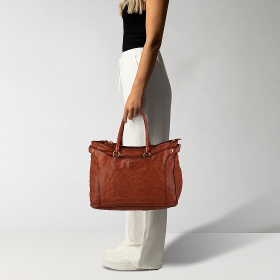 Campomaggi Mogano Borsetta Pelle 33 cm