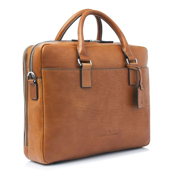 Castelijn & Beerens Rick Valigetta Protezione RFID Pelle 40 cm Scomparto per laptop