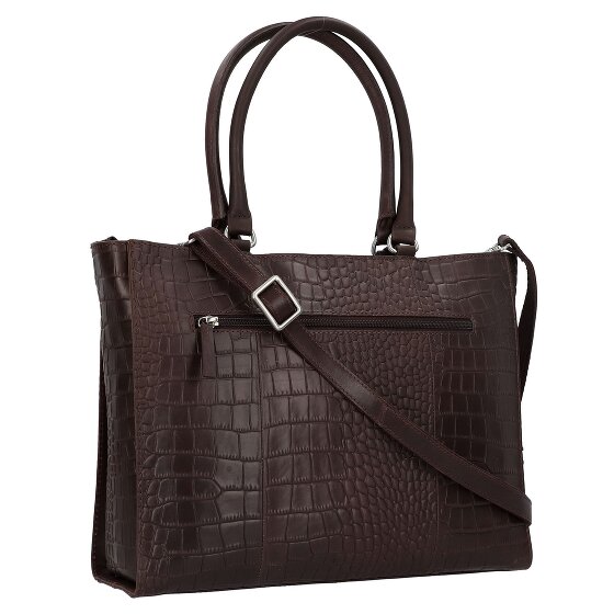 Burkely Cool Colbie Borsa shopper Vera Pelle 35 cm Vano porta PC